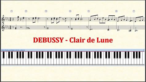 Clair de Lune - A hauntingly beautiful orchestral piece brimming with evocative melodies and shimmering pianistic textures